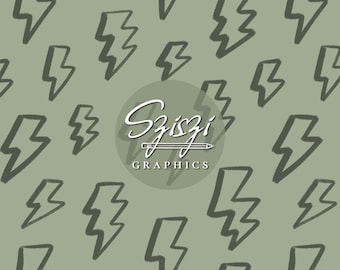 Lightning Bolt Seamless Pattern Modern Thunderbolts Seamless File Kids Boho Baby Boy Commercial Use