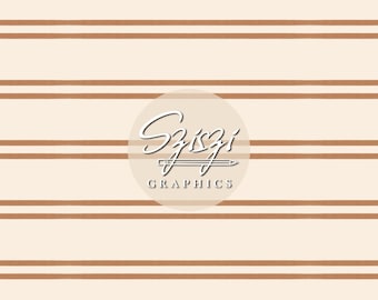 Boho Neutral Stripes Seamless Pattern Simple Striped Geometric Coordinating Repeat File Muted Earth Tones