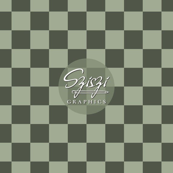 Checker Seamless Pattern Coordinate Checkerboard Seamless File Checkered Baby Boy Design, Sage Green