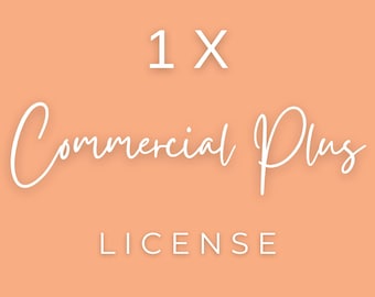 Commercial Plus License, For 1x Seamless Pattern For 1x Year