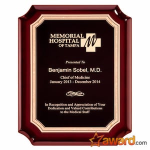 Personalisierte Palisander-Klavier-Finish-Plakette, benutzerdefinierte Auszeichnung, Mitarbeiteranerkennung, Ruhestandsanerkennung, Unternehmenspreis, benutzerdefinierte Plakette, Geschenk