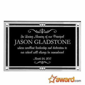 Personalisierte Outdoor Aluminiumguss Plakette, benutzerdefinierte Auszeichnung, Mitarbeiteranerkennung, Ruhestand Wertschätzung Corporate Award benutzerdefinierte Plakette