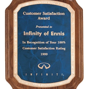 Custom Walnut Corporate Award Plaque, Custom Award, Employee Recognition, Retirement Appreciation, Corporate Award Custom Plaque Custom Gift
