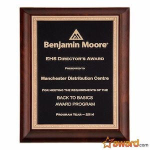 Personalized Cherry Finish Plaque Award, Custom Award, Employee Recognition, Retirement Appreciation, Corporate Award, Custom Plaque, Gift