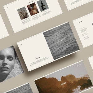 Beauty Wellness Brand Guidelines Presentation Canva Template