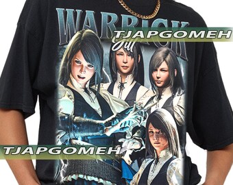 Jill Warrick Final Fantasy Vintage T-Shirt, Gift For Woman and Man Unisex T-Shirt
