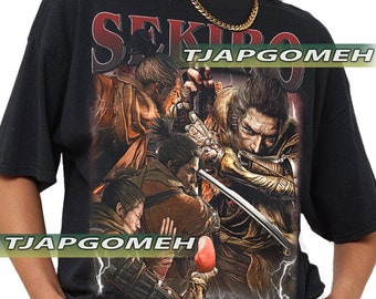 Sekiro Shadows Die Twice Vintage T-Shirt, Gift For Woman and Man Unisex T-Shirt
