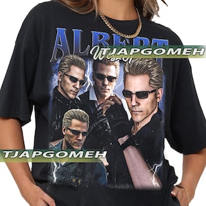 Albert Wesker Vintage T-Shirt, Geschenk für Frau und Mann Unisex T-Shirt