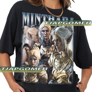 Minthara Baldurs Gate 3 Vintage T-Shirt, Gift For Woman and Man Unisex T-Shirt
