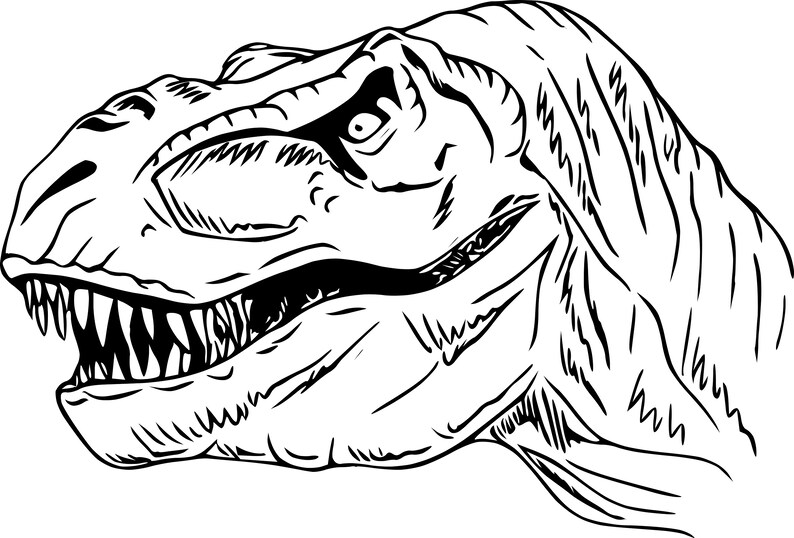 Trex Dinosaur SVG, AI, Jpg, Png, Eps Digital Download Cut File SVG for