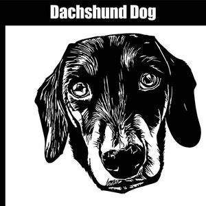Dachshund SVG, AI, jpg, png, eps - Digital Download - Cut file - SVG for cutting engraving or printing - Dachshund Clip Art - Sausage Dog