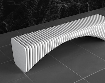 Round Parametric Bench for a Shopping Mall - Etsy Finland
