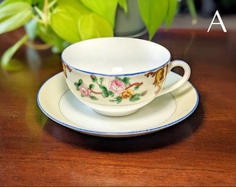 Mehrere Stile! | Teetasse Übertopf | Vintage Blumentopf | Upcycling | Unikat Übertopf | Kleiner Übertopf | Süsser Blumentopf | Geschenk für Pflanzenliebhaber | Innen