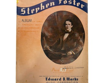 ヴィンテージ！1951年スティーブン・フォスター楽譜雑誌 - Etsy 日本