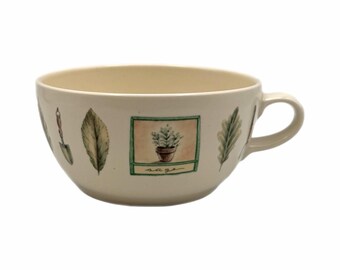 Taza de sopa vintage de gres Naturewood de Pfaltzgraff de 15 cm (6 pulgadas)