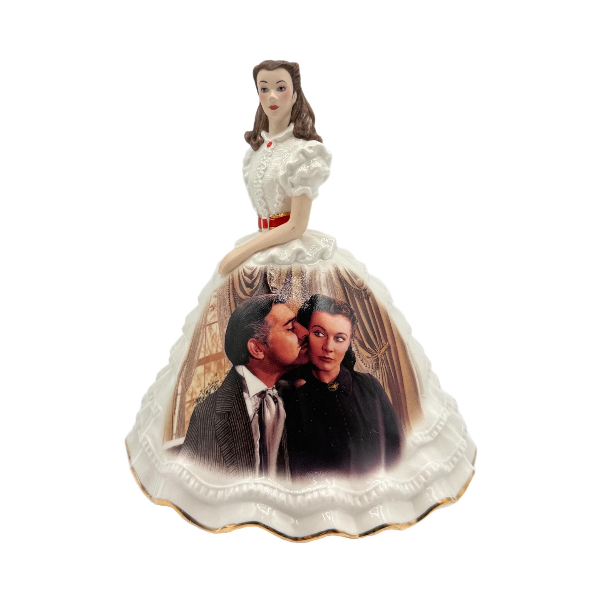 風と共に去りぬ スカーレット ロマンティック陶器フィギュア 2004年ヴィンテージ「風と共に去りぬ」スカーレット・オハラ 6インチ