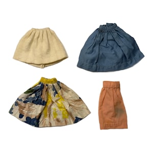 Set of 4 Vintage 1950/1960 Tammy Ideal Barbie Clothes - Skirts