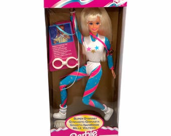 Super Gymnast Barbie Olympia Olympic Gymnast Sport Barbie Mattel