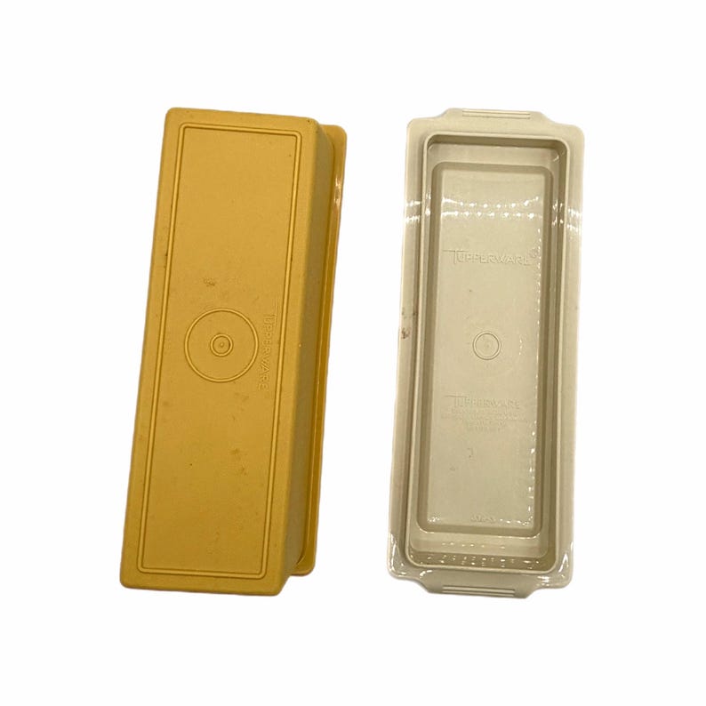 Tupperware Sticks Vintage Tupperware Harvest Gold Butter Dish – 1 Stick - Etsy