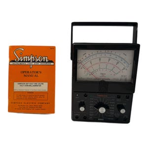 Simpson Electric Company 260 -6XLP Low Power Volt Ohm Milliammeter VOM Multimeter