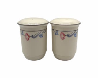 Vintage Lenox Glories on Grey Salt & Pepper Shakers
