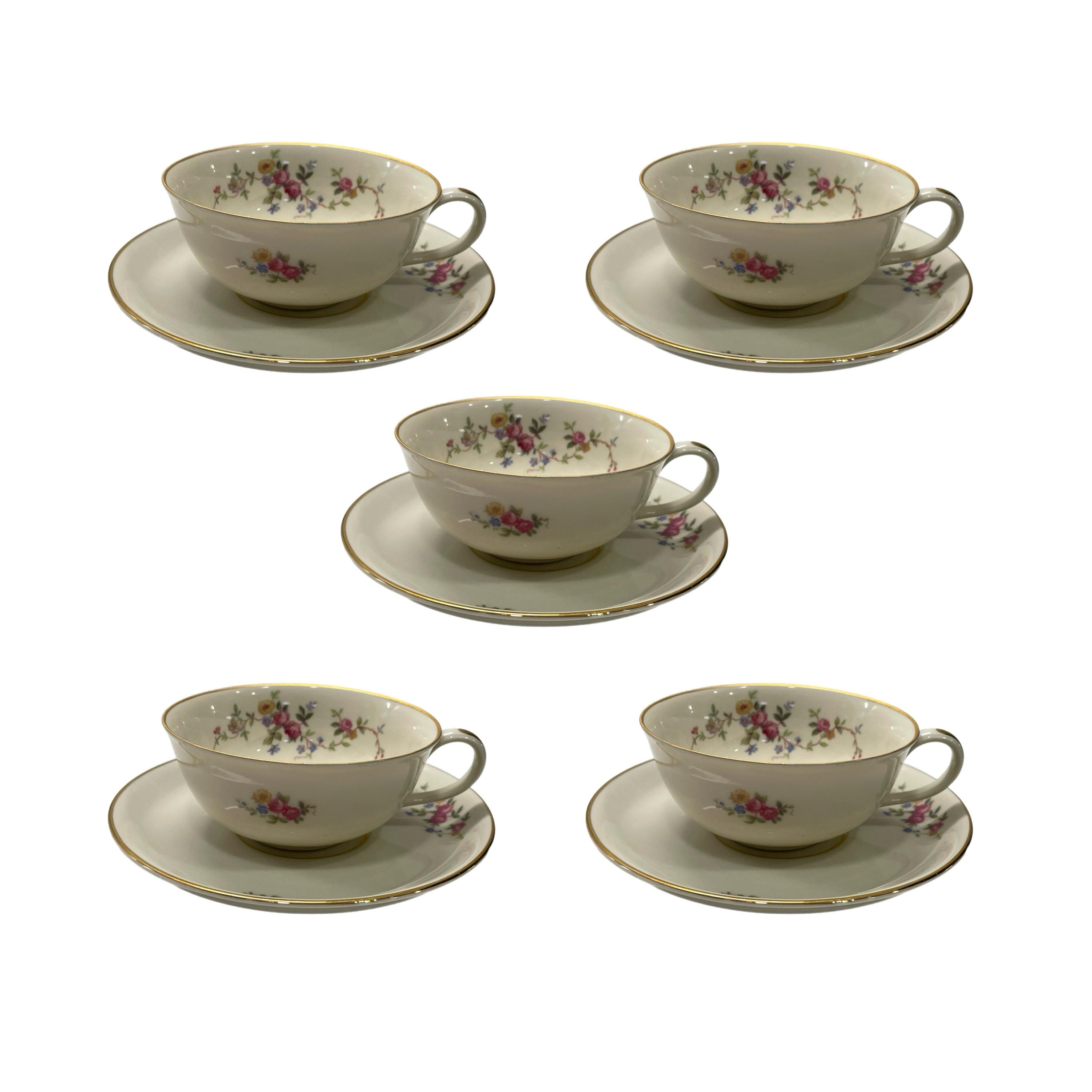 Johann Haviland　アンティーク　ティーセット VTG Johann Haviland 9 Piece Blue Garland Teapot+Tea for 2