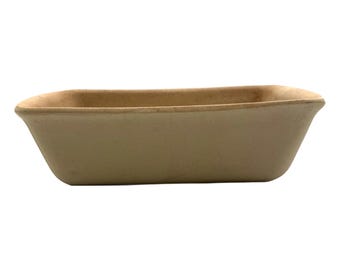 Molde para pan de gres vintage de The Pampered Chef, retirado, para hornear y cocinar, colección familiar Heritage de gres, cocina 010806