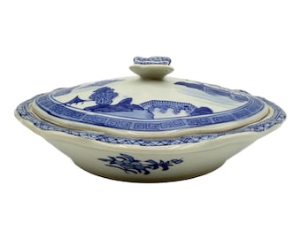 詳細な大型広東風粉彩蓋付き壺 - Etsy 日本