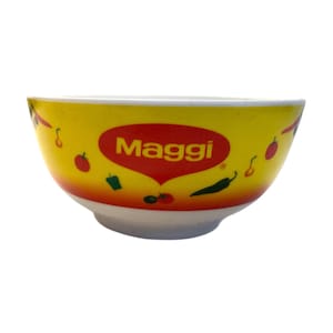 Bol à soupe vintage de 4,5 po. en mélamine de marque Maggi