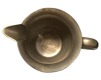 Vintage Crescent Pewter Pitcher - Etsy