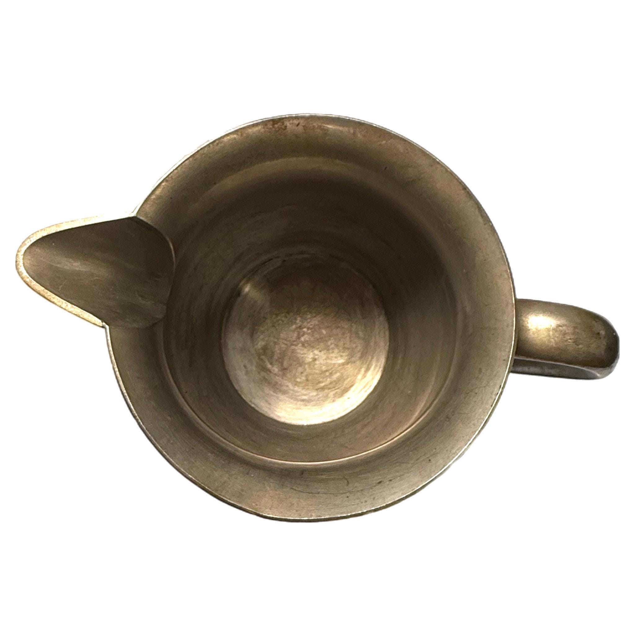 Vintage Crescent Pewter Pitcher - Etsy