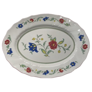 Vintage Villeroy & Boch Persia Scalloped 16&quot; Oval Serving Platter
