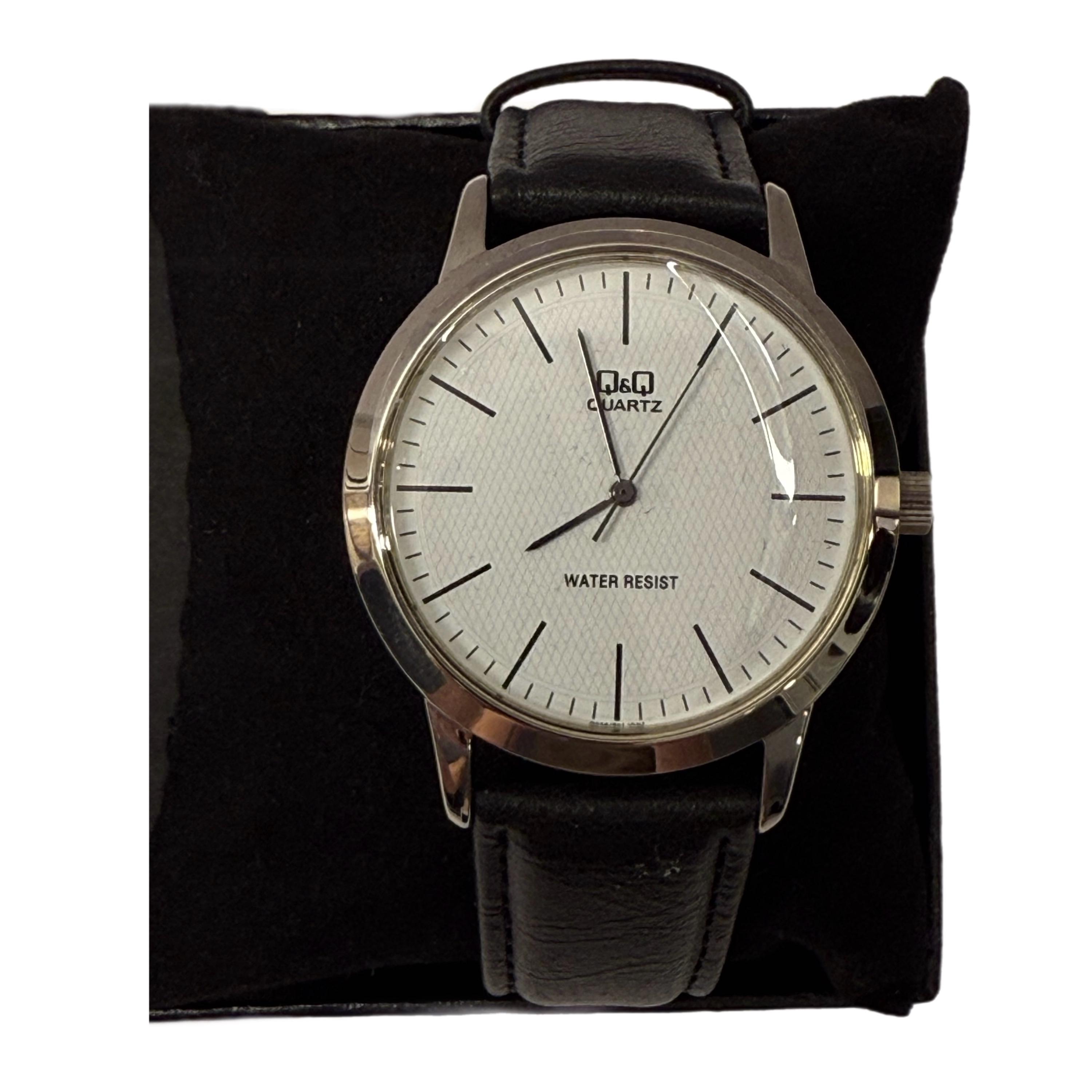 Orologio Analogico Tachimetro Orologio Cronografo Uomo Quadrante Nero - Cinturino In Pelle, Movimento Al Quarzo, Sportivo Car Watch
