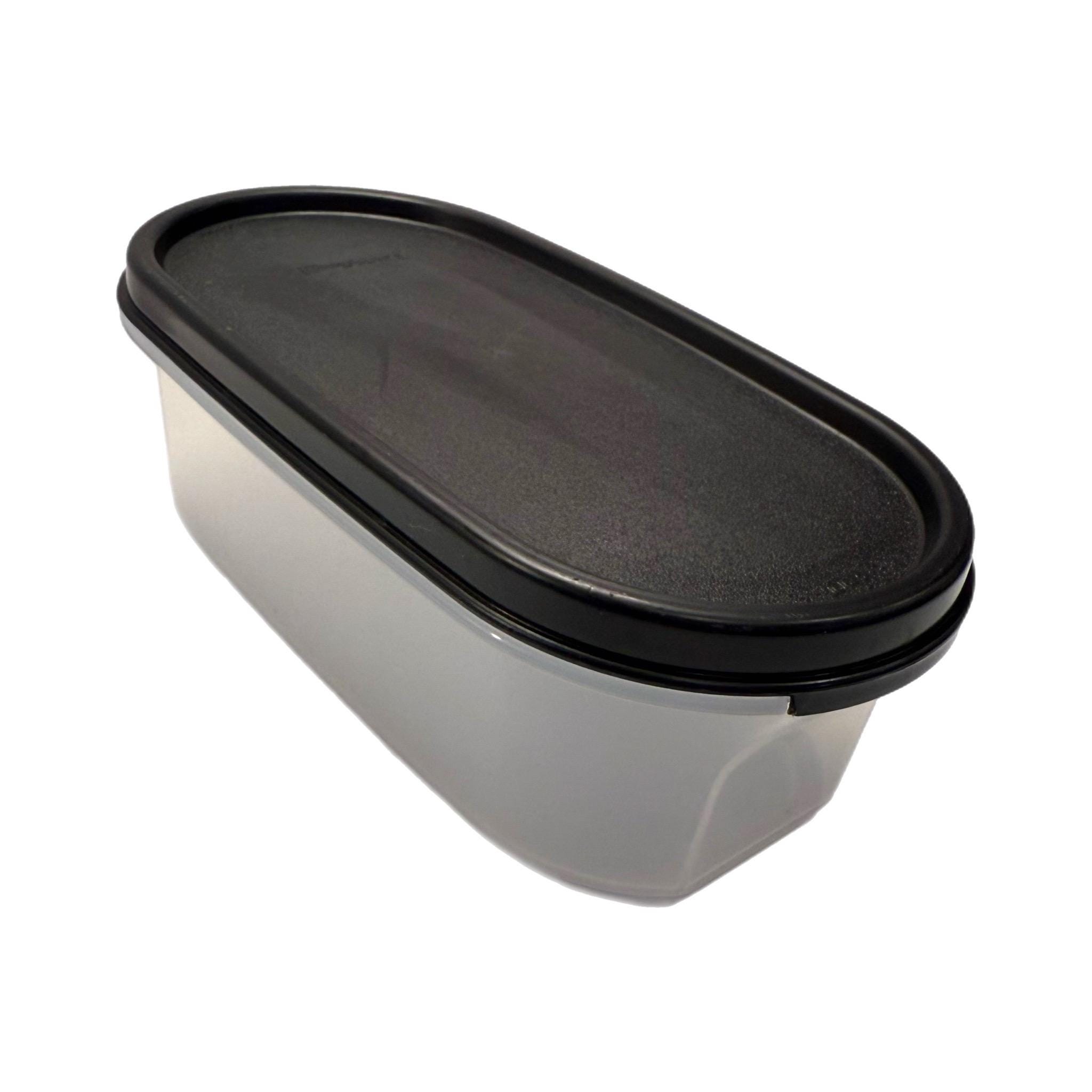 タッパーウェア ブラック モジュラーメイツ #1 オーバルコンテナ 2