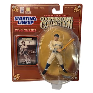 1998 Cleveland Indians Tris Lautsprecher MLB Cooperstown Collectionschwarze Startaufstellung Actionfigur & Exklusive Sammelkarte NEU