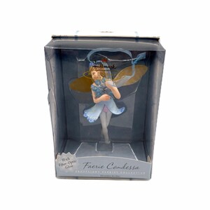 Vintage 2001 Hallmark Keepsake Ornament Farie Candessa Frostlight Faeires Collection – In Box