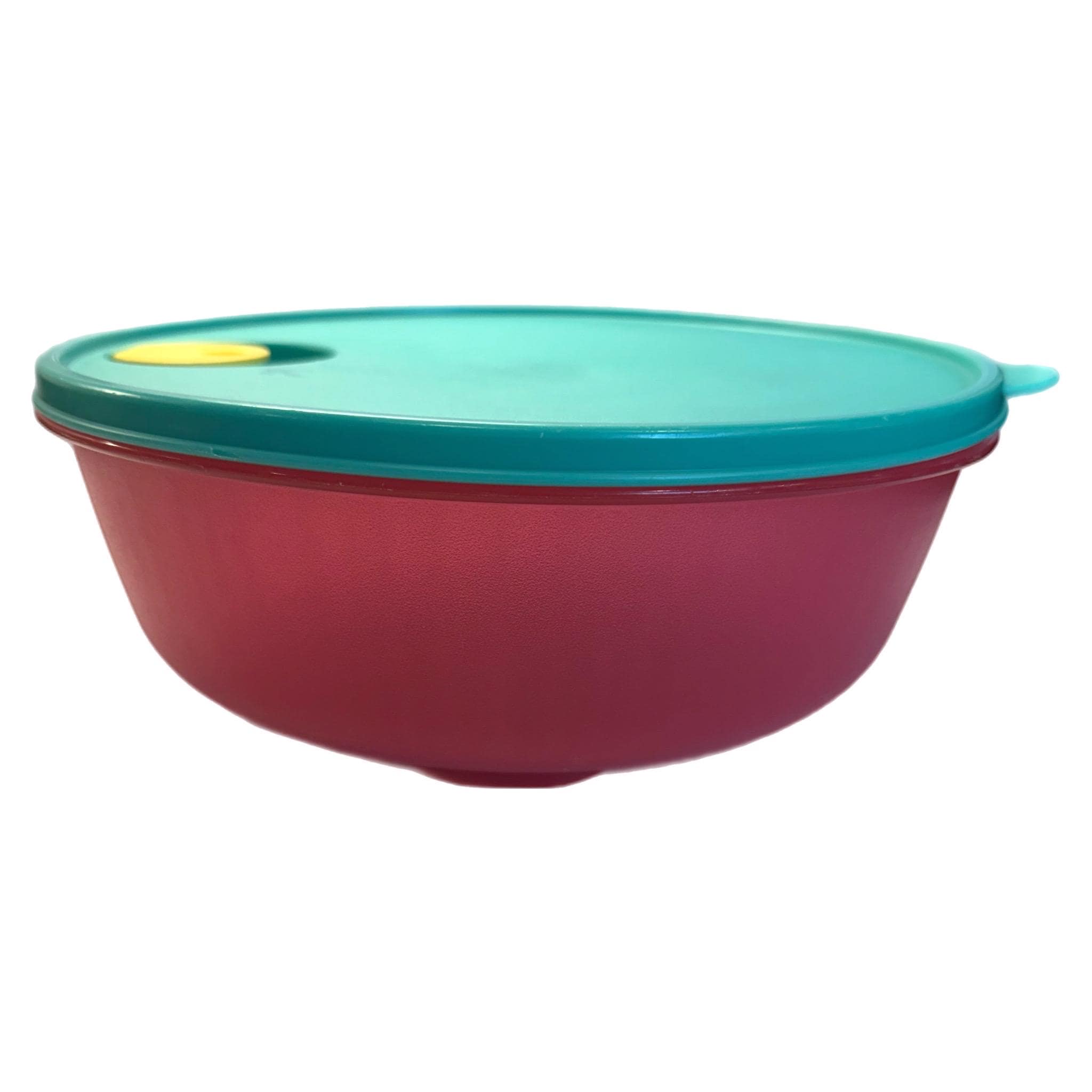 Vintage Tupperware 3 Qt Pink Strainer & Teal Vent Lid - for 4qt