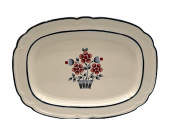 Vintage Hearthside Cumberland Brambleberry 12,5 inch aardewerken schaal
