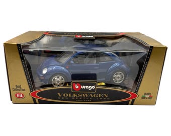 Burago Volkswagen New Beetle Cup Diecast Model Car (1/18 Scale) - Etsy