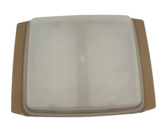 Vintage Tupperware Deviled Eierdoosje Bakje Tan