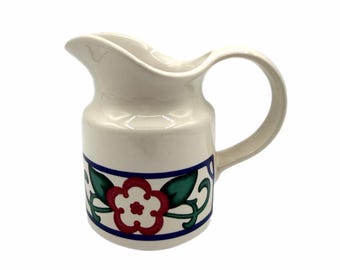 Jarra de crema de gres vintage Pfaltzgraff Arbor Vine