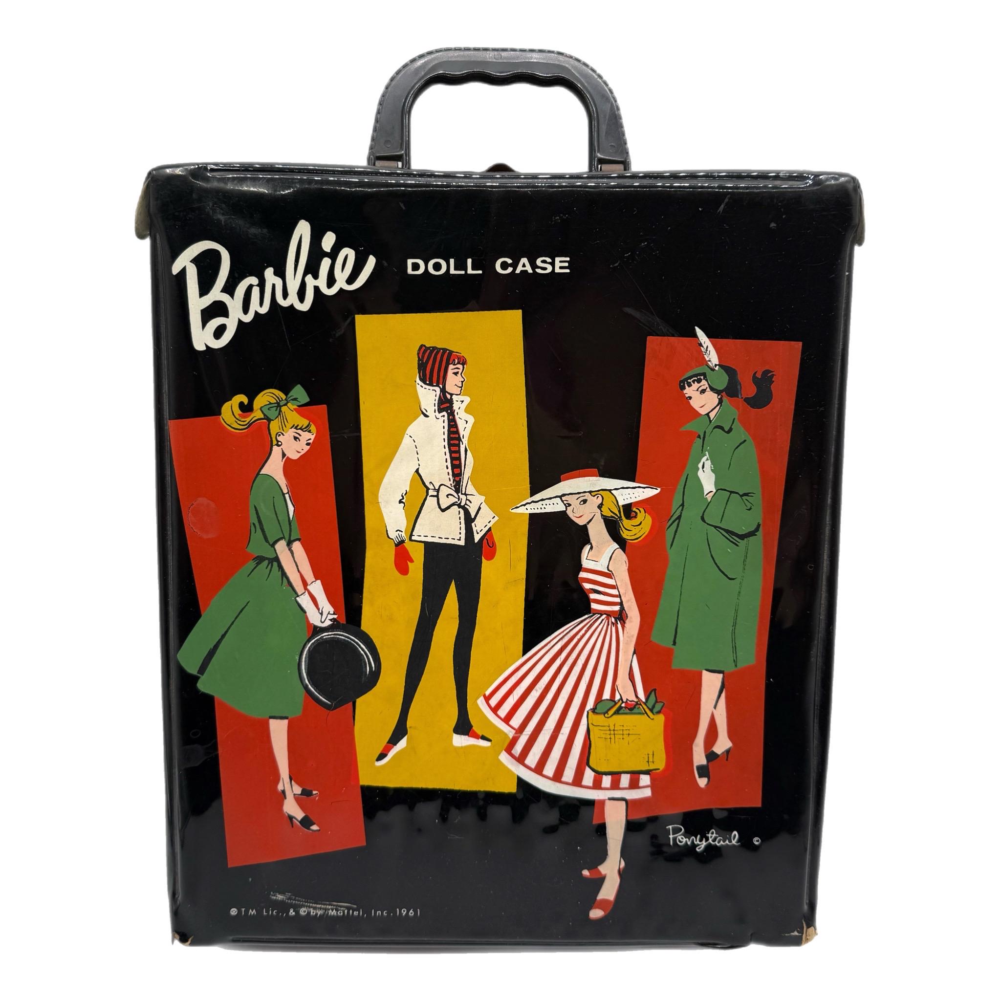 Vintage Barbie Doll Case Black - Etsy