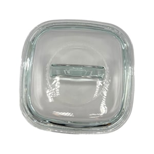 Vintage Pyrex Clear Square Glass 7.5” Replacement Casserole Lid 648-C