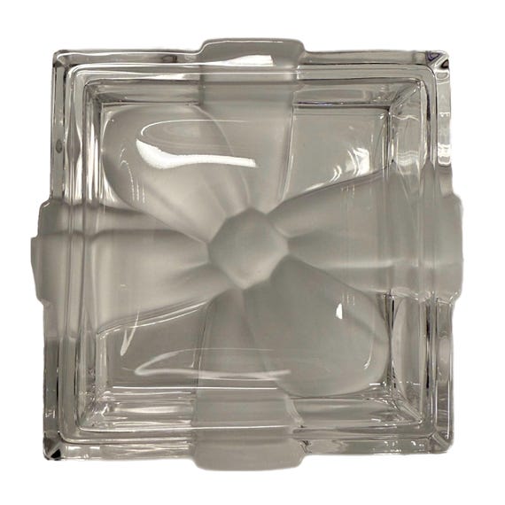 Vintage Tiffany & Co. Frosted Crystal Trinket Gift Box - Etsy