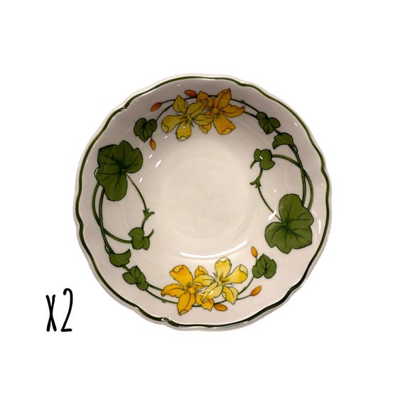 Set of 2 Vintage Villeroy & Boch Geranium 6” Bowls - Etsy Denmark