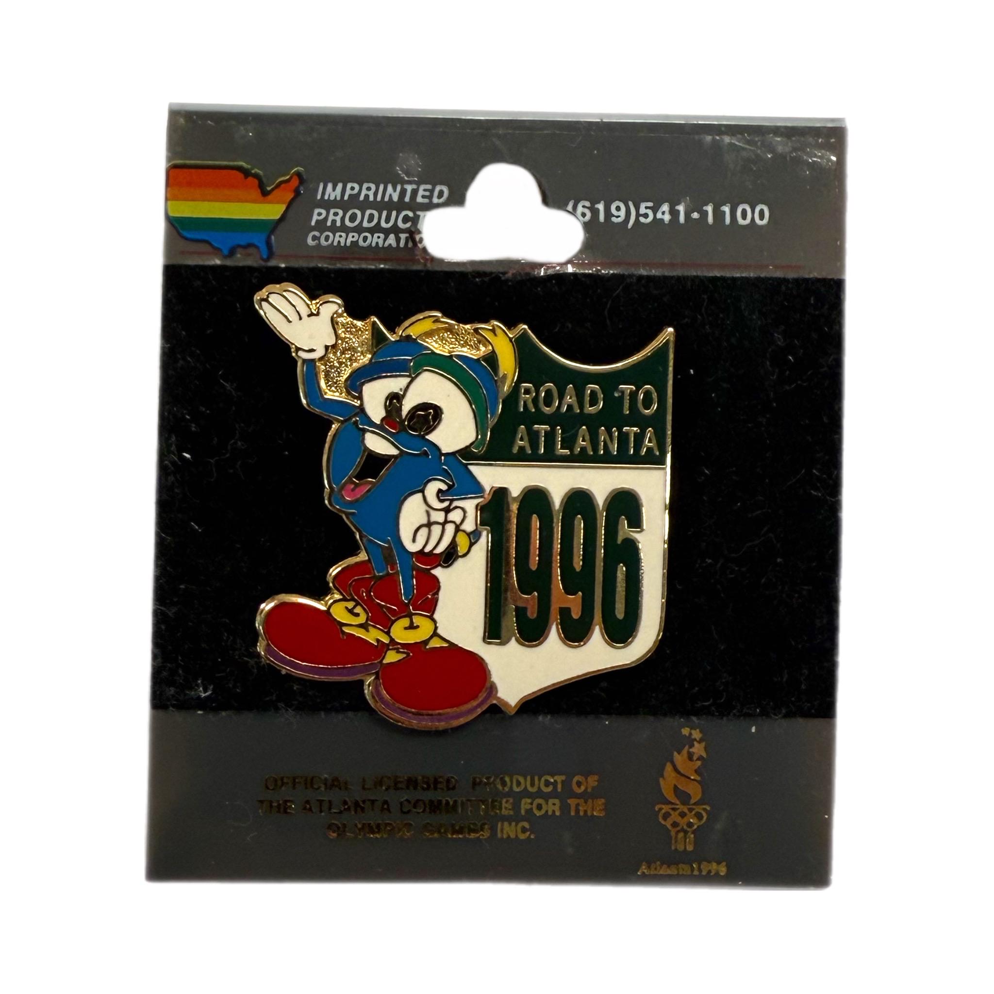 NEW Vintage 1996 Atlanta Olympic Games Izzy Road to Atlanta 
