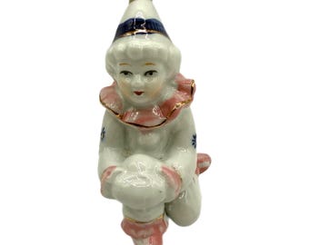磁器のピエロの置物 - Etsy 日本