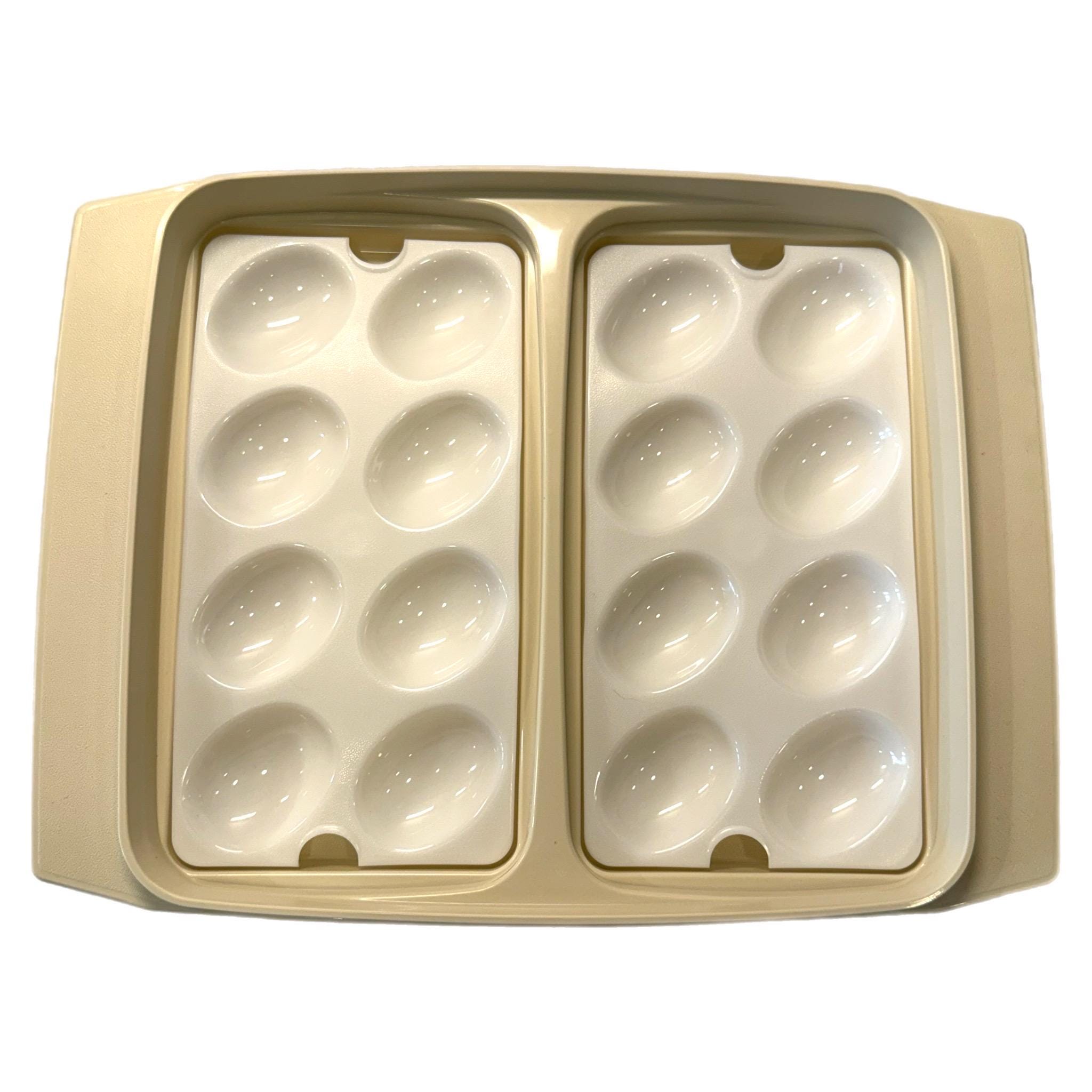 ACAN Portauova In Plastica Con Coperchio – 3 Pezzi, Per 12 Uova, Bianco, Made In Spain - 3
