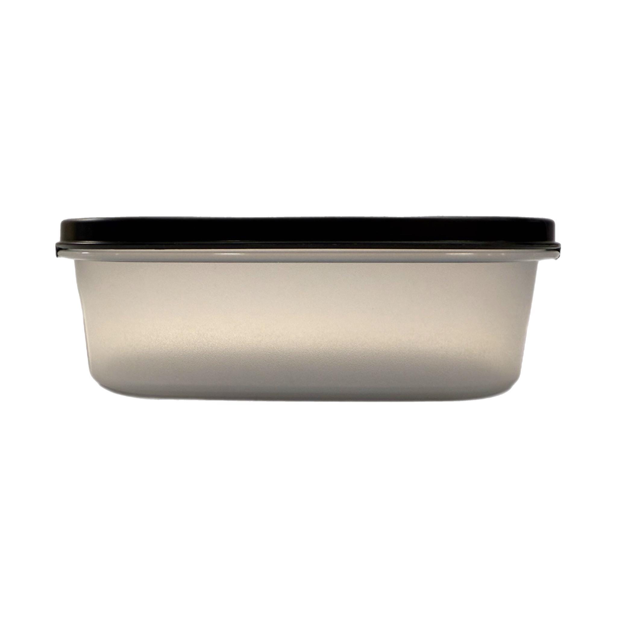 タッパーウェア ブラック モジュラーメイツ #1 オーバルコンテナ 2