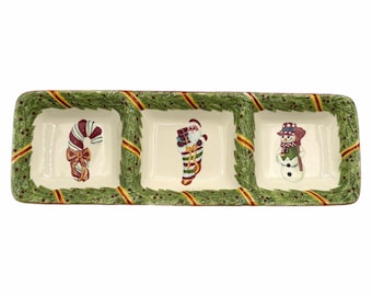 vintage Christopher Radko Arbre de Christopher 3 = plateau - Noël